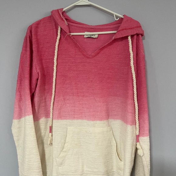 Pink/ White Hoodie - Picture 1 of 2